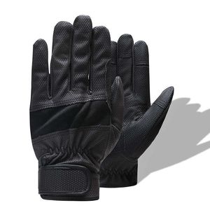 Cycling Gloves QIANGAF Pu Men's Safety Protective Industria Repair Mechanic Work Outdoor Fishing Carrying Glove Whosa 1908 L221024