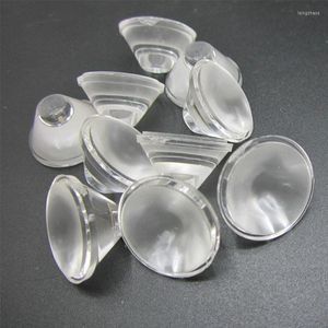 50pcs 1w 3w LED Optical Lenses 20mm Pmma High Power Condensing Lens Frosted Surface 5/15/30/45/60/90/120 Degree