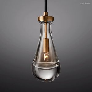 Подвесные лампы JMZM Nordic Mopper Mini Lamp Water Drop Crystal Vishing Light Luxury люстра для гостиной спальни ресторан