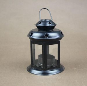 Home Decorative Lantern Eisenglas-Kerzenhalter für Hochzeitsdekorationen