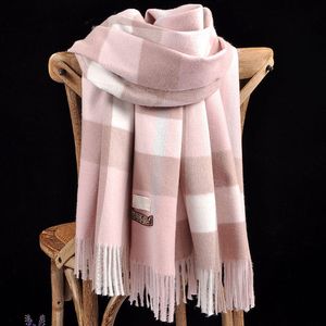 Designer Kaschmirschal Winter Frauen und Männer Langer Schal -Qualität Stirnband Fashion Classic gedruckte Scheck Big Plaid Shawls2024