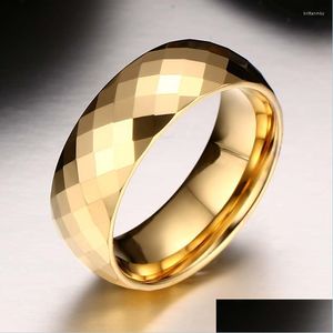 Обручальные кольца обручальные кольца алмаз вольфрамовый золото золотой кольцо мужская тенденция властной лице INS онлайн -знаменитость мода Ringwe Dhd91