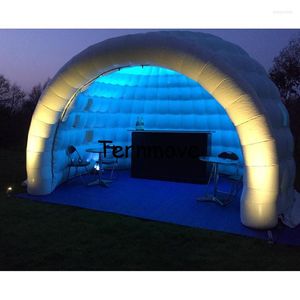 Tenten en schuilplaatsen opblaasbare tent voor beurs Event Party Promotie Tentoonstelling White Portable Outdoor Dome Bar