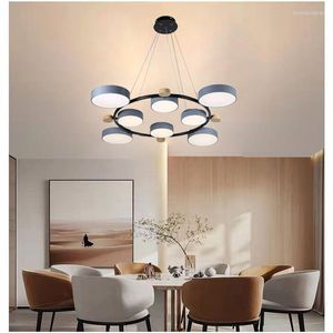 Lâmpadas pendentes da sala de estar moderna teto LED Light Bedroom Bedelier Kitchen Kitchen El Lighting Villa Lamp