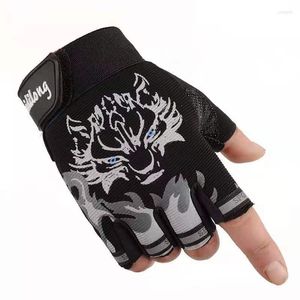 Radfahren Handschuhe Bodybuilding Gym Training Fitness Gewichtheben Für Männer Frauen Workout Half Finger Übung Taktische 2022