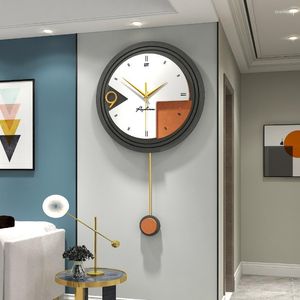 Wall Clocks Nordic Decoration Swing Clock Living Room Modern Simple Jerot Board Creative