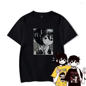 Męskie koszulki est omori T-shirt Harajuku Summer Short Sleeve koszulka Cosplay Contain Casual Streetwear dla mężczyzn i kobiet