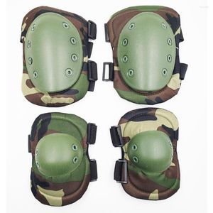 Knee Pads Tactical Combat Protective Elbow Protector Pad Set Gear Sports Military Adult &