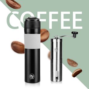 Coffee Pots Recafimil 350ML French Press Portable Maker Tarvel With Plunger Filter Mug Pot Grinder 221025