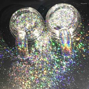 Nail Glitter Art Laser Flakes 0.2g Shining Sequins Holographic Powder Dust Mirror Effect 3D Nails