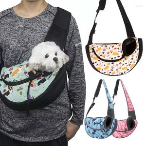 Coprisedili per auto per cani Marsupio per cuccioli Borsa da viaggio Borsa a tracolla in rete Imbracature traspiranti Pet Tote Cat Outdoor Cover S/L