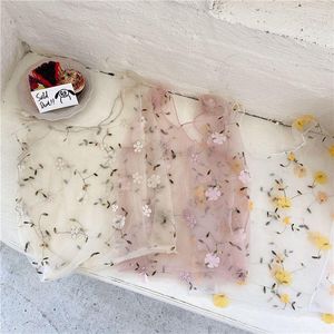 イブニングバッグメスの花の刺繍ハンドバッグオーガンザカジュアルトートメッシュショッピング女性ハンドバッグ女性肩KL921