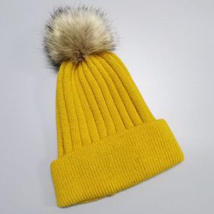 10 pezzi inverno capodanno donna uomo autunno inverno doppio cappello lavorato a maglia con orlo gilrs moda berretti Skullies Chapeu berretti cotone Gorros lana calda cappello coppia studente 7 colori