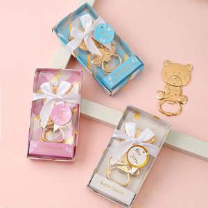 20PCS 3 Kolory Mały Niedźwiedź Butelki Baby Shower Prezenty Prezenty Dzieci Party Favors Event Peepsakes Anniversary Giveawways