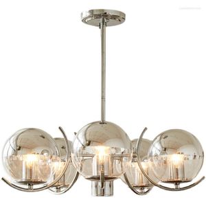 Pendant Lamps Long Position Metal Lights Northern Europe Modern Indoor Lighting Parlor Study Dining Room Light Fixture 90-260V LED E27