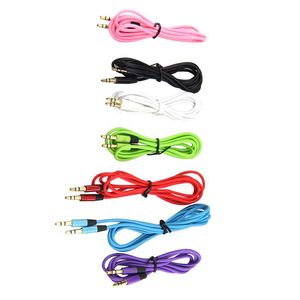 3.5mm Jack Stereo Aux Audio Cables 1.2m Male to Male Car Auxiliary Extension Cable Cord For Samsung Phone MP3 PC Headphone Speaker