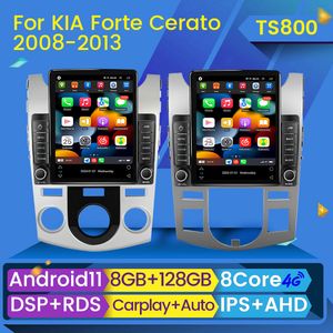 2 Din Player Android 11 Car dvd Radio for KIA Forte Cerato 2 TD 2008 - 2013 Multimedia Navigation GPS 2din Carplay Stereo BT
