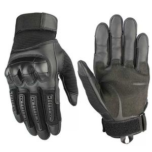 Luvas de ciclismo Motocyc Touch Screen Motocross Tactical Gear Moto Biker Racing Knuck Hard Full Finger Glove Mens L221024