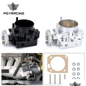 Gaz kelebeği gövdesi PQY - RSX DC5 Civic Si EP3 K20 K20A 70mm CNC Emme Performansı PQY6951 Bırak Teslimat 2022 Mobile Dhowm için Yeni Gaz kelebeği gövdesi