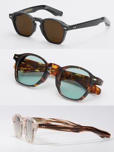 Sunglasses Frames High Quality Jacques Retro Vintage Polygon Square Acetate Frame ZP25 Men Marie Women Sunglasses Custom Optical Myopia Color Lens 221024