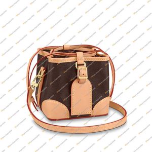 Ladies Fashion Casual Designer Högkvalitativ topp 5A hinkväskor axelväska M57099 Mini Nano Crossbody Handbag Pouch