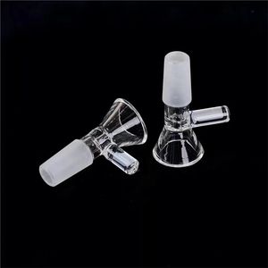 Thick Round Glass Bowl Herb Dry Oil Burner Hookahs With Handle 3 Types 14mm 18mm male female For Smoking Tools Accessories water Bongs 3374 T2