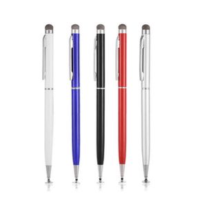 Universal 2 in 1 Stylus Pen Tablet Scrittura Disegno Matita capacitiva per penna touch screen per laptop