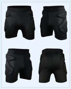 Waist Support Men's Sport Soccer Goalkeeper Football Rugby Shorts Sponge Defend Ventilate Protective Gears with Hips Pads 221022