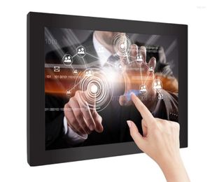 Product 10.4 Inch Resistive Industrial Touch Lcd Monitor With 1024 768 Metal Shell PC VGA DVI USB Interface