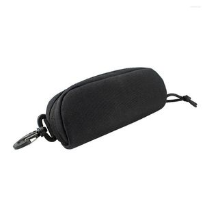 Outdoor-Taschen Nylon Stoßfest Brillenetui Tragbare Sport Wasserdichte Sonnenbrille Tasche für Camping Wandern Jagd Zubehör Ausrüstung