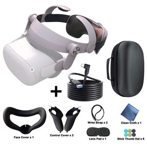 3D-Brille für Oculus Quest 2, Batteriegurt für Meta Oculus Quest 2 Elite, Gurt mit Akku, 5200 mAh, komfortables Headset, VR-Zubehör, 221025