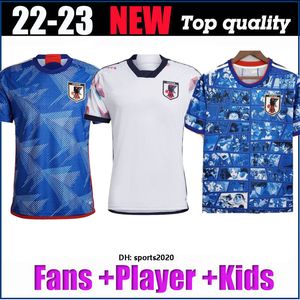 Japan 2022 Fußballtrikot MINAMINO NAGATOMO HARAGUCHI YOSHIDA TSUBASA 2023 ATOM Nigo Sonderedition 22 23 Fußballtrikot OSAKO Herrenset Kinderset Spieler Fans Damen Top