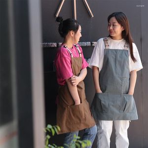 Aprons Kitchen Apron Waterproof Adult Funny Mens Family Cleaning BBQ For Men Cute Barista Drop