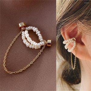 Stud Earrings Stylish Pearl For Women Korean Magnetic Dangling Girls And Party Gift Jewelry Fall Winter