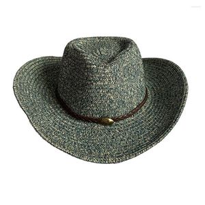 Berets China Products Unisex Frühling Sommer Atmungsaktives Zopf-Fedora-Strand-Panama-Hut