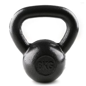 Dummbells Fitness Gym Gym التجاري الحديد الزهر kettlebell رسم 8 كجم 12 كجم 16 كجم