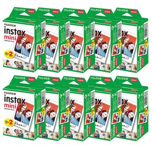 Filmkameras 10-100 Blatt Fujifilm Instax Mini 9 Mini11 Film White Edge 3 Zoll breiter Film für Sofortbildkamera Mini 8 7s 25 50s 90 Po Papier 221025