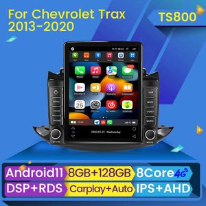 IPS Car DVD Radio Player para Chev Tracker Trax 2013 - 2020 Tesla Style CarPlay Multimedia Video GPS Navigation 2 Din Bt