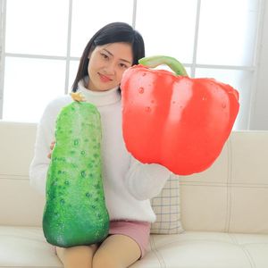 Kudde 1pcs Super Soft Simulation Potato Broccoli Cabbage Pepper Vegetabiliska plyschdockor Toy Creative Home Decoration