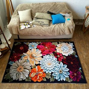 Teppiche drucken 3D Retro Vintage American Country Style Floral Flowers Fußmatte/Küchenmatte Wohnzimmer Schlafzimmer Salon Bereich Teppich Teppich