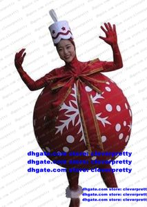 Regalo di Natale Palla di Natale Costume della mascotte Personaggio dei cartoni animati per adulti Vestito Vestito Ristorante Inn I giorni festivi zx1559