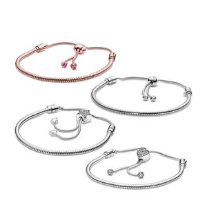 Mode Frauen Schmuck Silber Charm Sterne Liebe Armbänder DIY passen Pandora Style Armband Geschenk