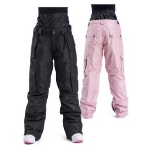 Skiing Bib Pants à prova de vento à prova d'água Sing-praia de esqui acolchoado Fábrica de esqui Direct SAS do equipamento masculino de cantar-e-quadro feminino L221025