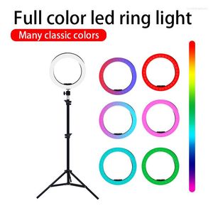 Strips 27cm LED Selfie Ring Fill Light Camera Colorful Video Studio Shooting / Make Up Neewer Dimmable