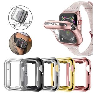 Slim TPU Watch Cover Cases for iwatch Series 8 7 6 Se Case 38mm 42mm 41mm 45mm 40mm 44mm Protector Shell Cover