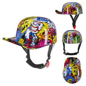 Motorcycle Helmets Summer Half Helmet Vintage Riding Motorbike Motocross Scooter Cruiser Chopper Baseball Cap Capacete De Moto