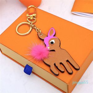 Nyckelringar Lanyards Key Chain Designer Sika Deer Gold Classic Hook Bag Car