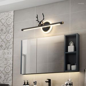 Lampade da parete Lampada a led nordica da 20W Luci da toeletta per bagno Lampada da specchio montata Applique