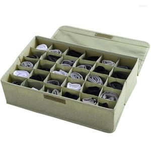 Storage Drawers Arrivals Wholesale Price 30 Cell Bamboo Charcoal Underwear Ties Socks Drawer Closet Organizer Box Fit For Collection