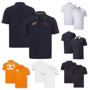 2023 Ny F1 Team Polo Shirt T-shirt Summer Formel 1 Racing Mens Short Sleeved T-shirt Anpassade racingfans T-shirts Sport Jersey